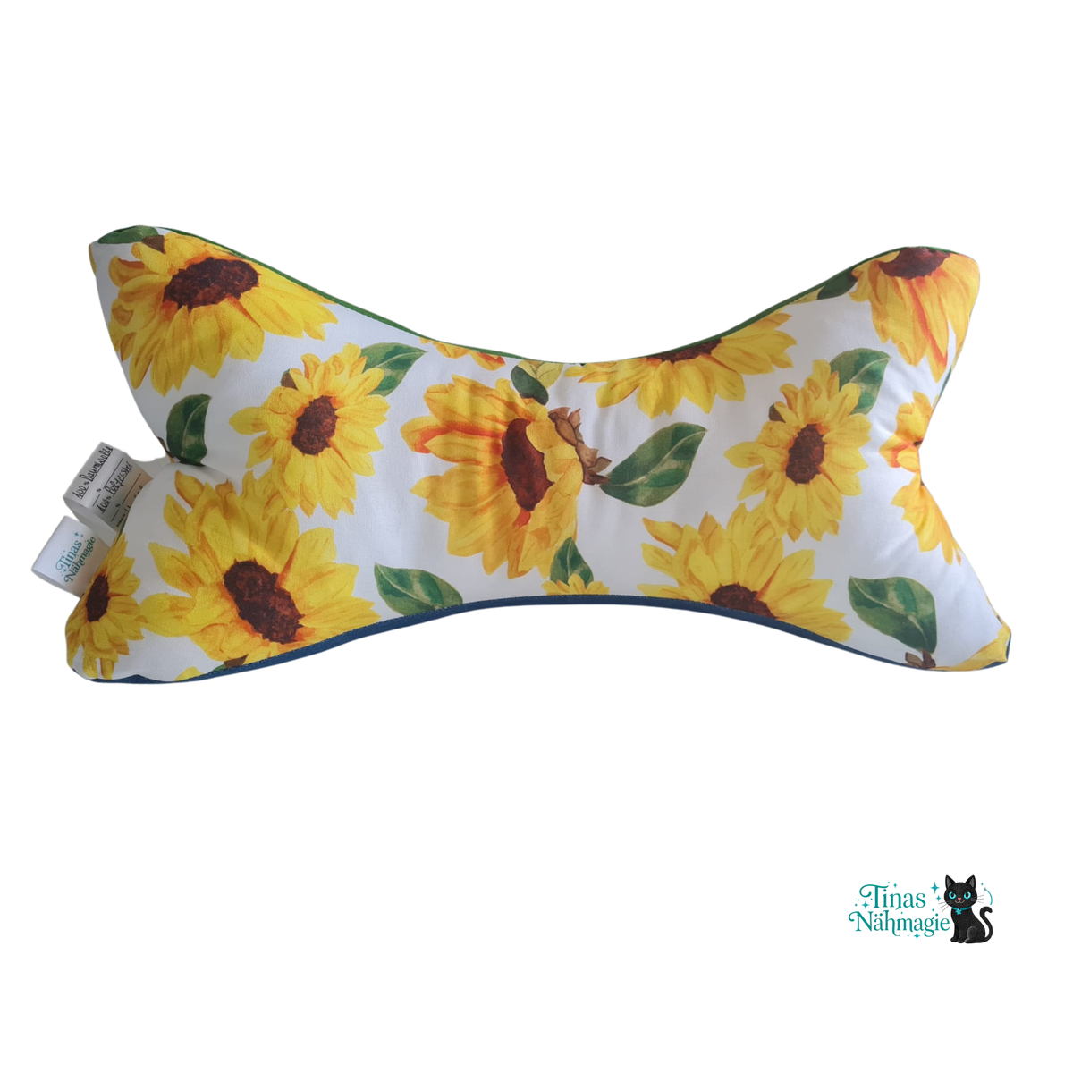 Leseknochen mit Sonnenblumenmotiv