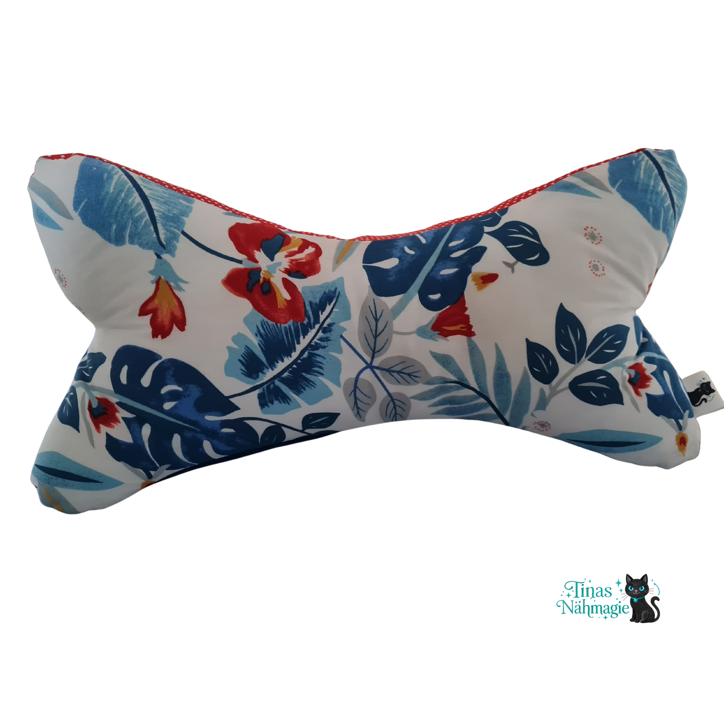 Leseknochen Maritim - Nacken-und Lesekissen aus Baumwolle und Feincord Handmade
