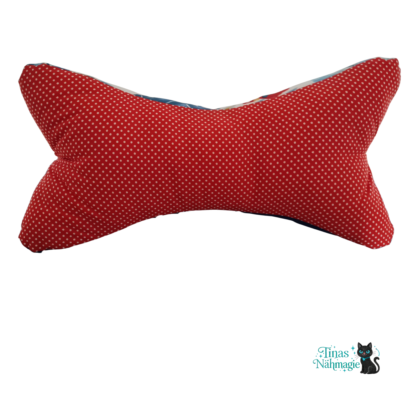 Leseknochen Maritim - Nacken-und Lesekissen aus Baumwolle und Feincord Handmade