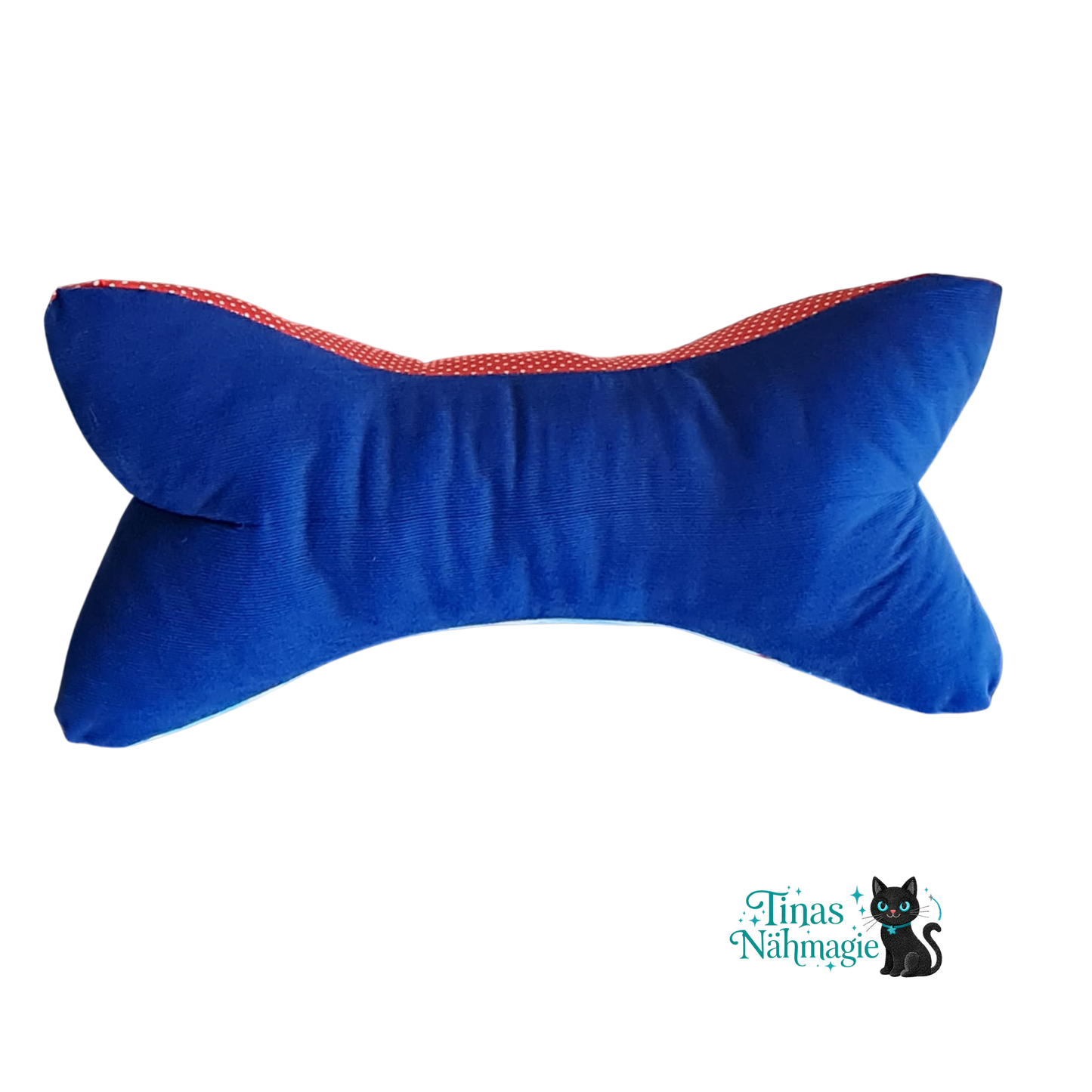 Leseknochen Maritim - Nacken-und Lesekissen aus Baumwolle und Feincord Handmade